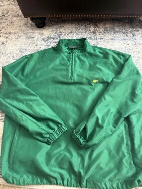 Green Quarter-Zip Pullover Masters golf collection .